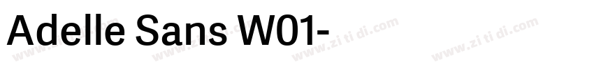 Adelle Sans W01字体转换 Adelle Sans W01字体转换